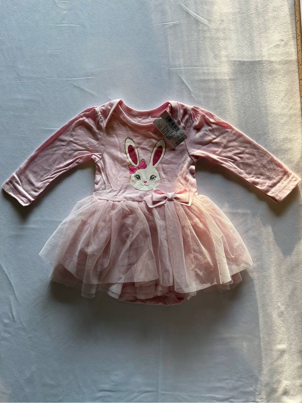 The Children's Place Pink Bunny Tulle Dress